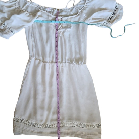 Parker silk cold shoulder boho dress size medium - Picture 6 of 8